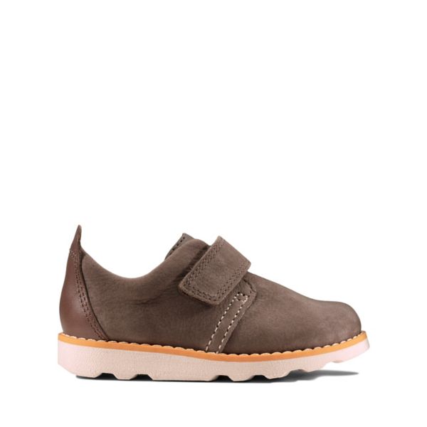 Clarks Boys Crown Park Toddler Casual Shoes Brown | CA-2185740